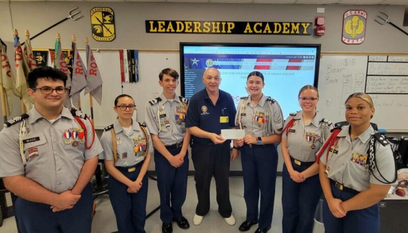 American Legion Post 90 donates $500 to Mariner High JROTC shooting team headed to nationals